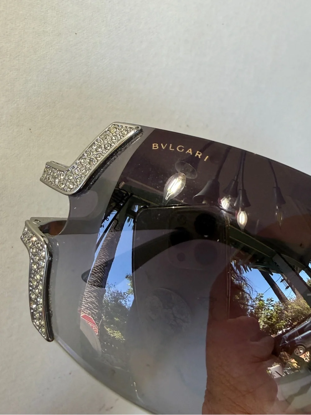 Bvlgari VINTAGE Sunglasses BV6038B Full Pkg 103/8G Lens Grey Gradient, Graduated